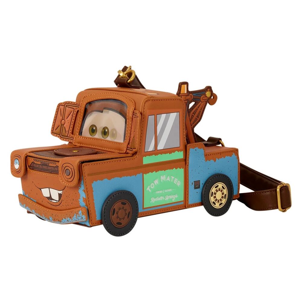 Loungefly Disney Pixar Cars Mater Figural Crossbody NWT